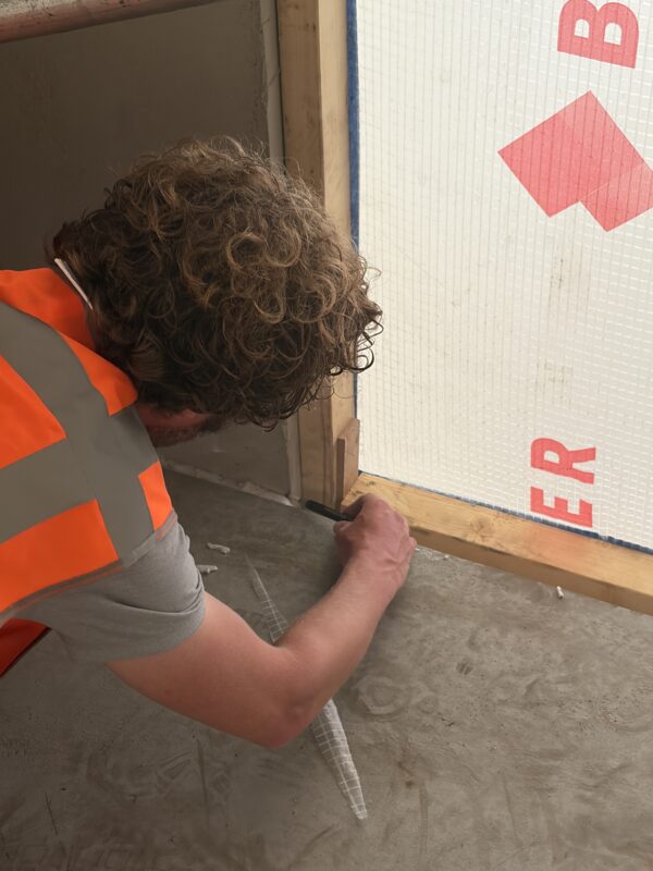 Luchtdichtheidsmeting prefab